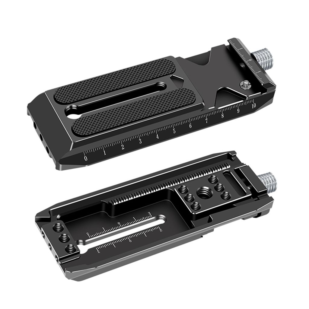 Schnellwechselplatte fuer Gimbal, Aluminiumlegierung, Arca-Swiss-Schnellwechselplattenadapter, Ersatz fuer DJI Ronin RS2 RSC2