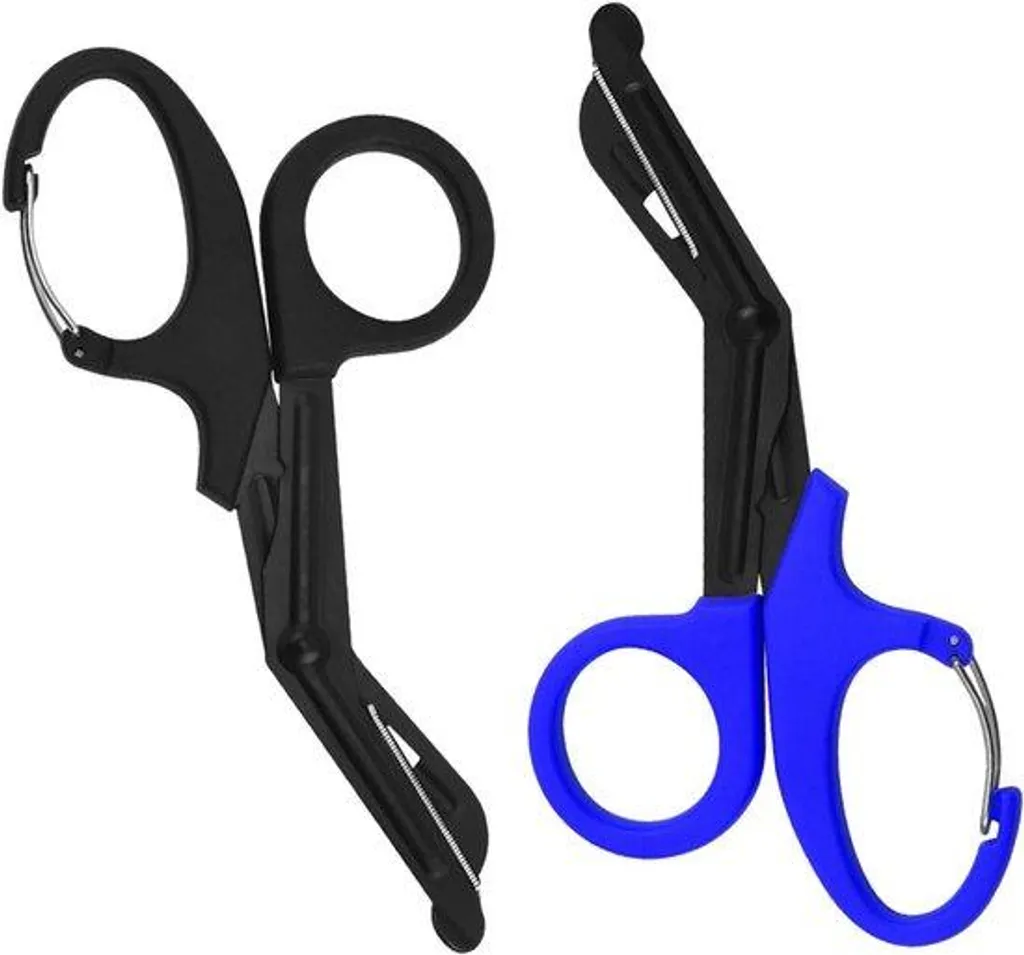 Ciseaux de secours coupe-ceinture de sécurité 19 cm pour urgence et tissus