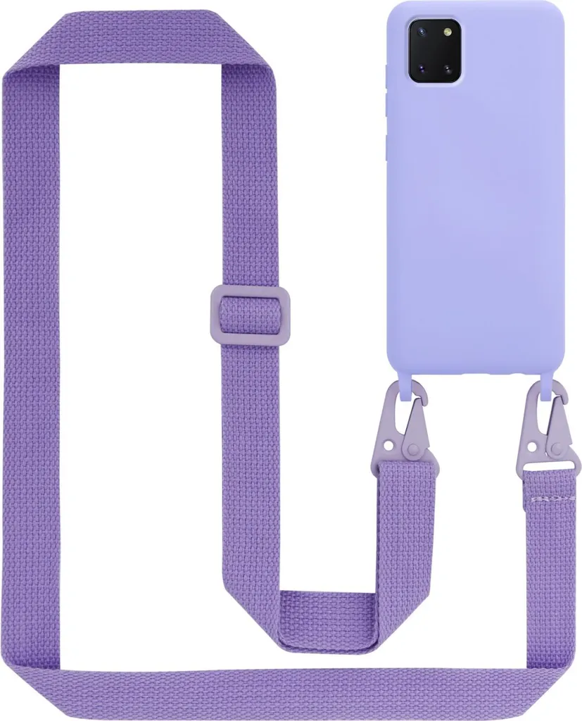 Cadorabo custodia protettiva per Samsung Galaxy A81 / NOTE 10 LITE / M60s cover in viola custodia a catena per telefono cellulare cavo regolabile in lunghezza