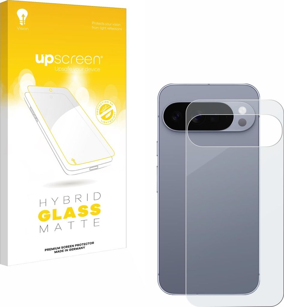 upscreen Entspiegelungs Schutzglas für Google Pixel 10 Pro XL (Rückseite) Schutzfolie Panzer Folie Glas Display Schutz matt