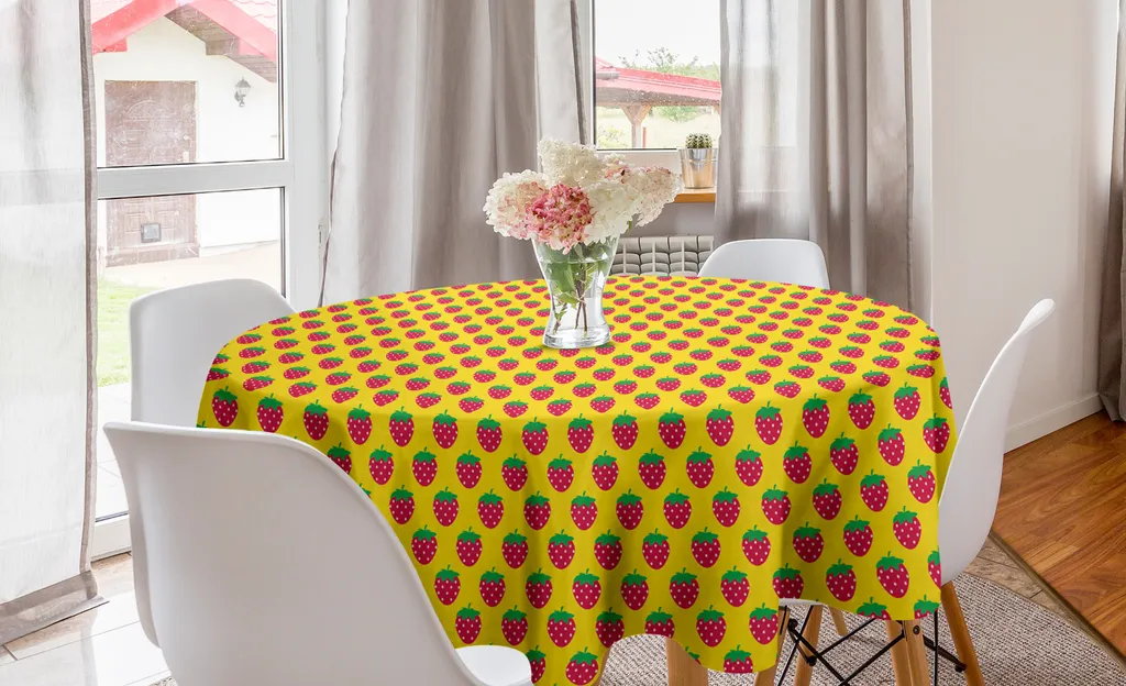 ABAKUHAUS Tovaglia Vintage Arcobaleno 140x200 Cm – Retro Plaid Multicolore Per Cucina E Sala Da Pranzo - 6