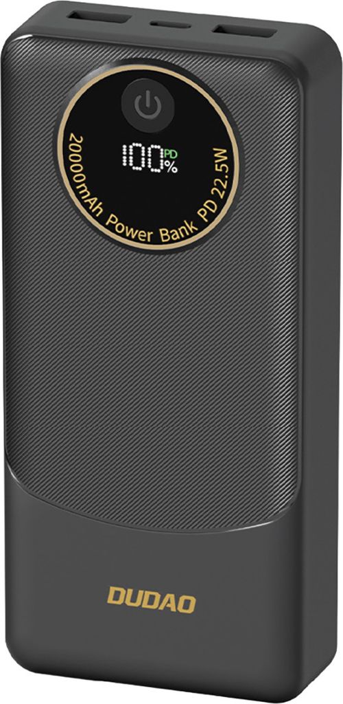 Dudao K12Pro Powerbank 20000 mAh, 22,5 W PD, USB-A & USB-C, Produktbild 