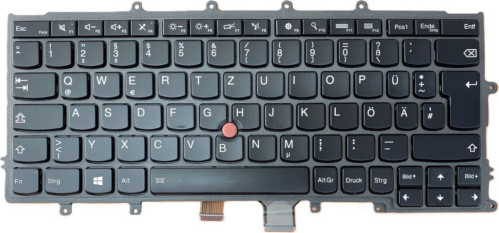 DEUTSCHE - Tastatur Keyboard mit Beleuchtung Kompatibel für Lenovo Thinkpad X240