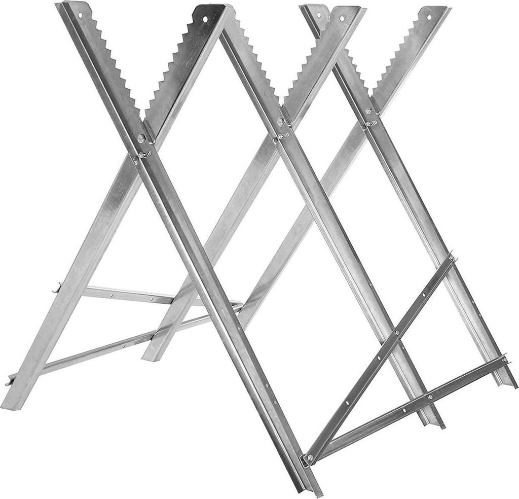 Chevalet de coupe en métal réglable 120 kg acier Image du produit 