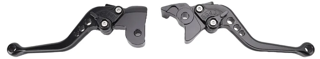 Leviers de rechange ergonomiques noirs pour moto Classic Reborn 350