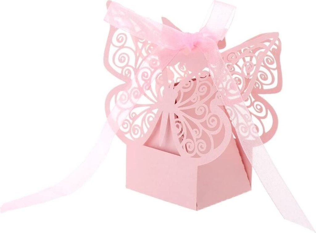 20 pcs Laserschnitt Schmetterling Hochzeit Geschenkbox DIY Produktbild 