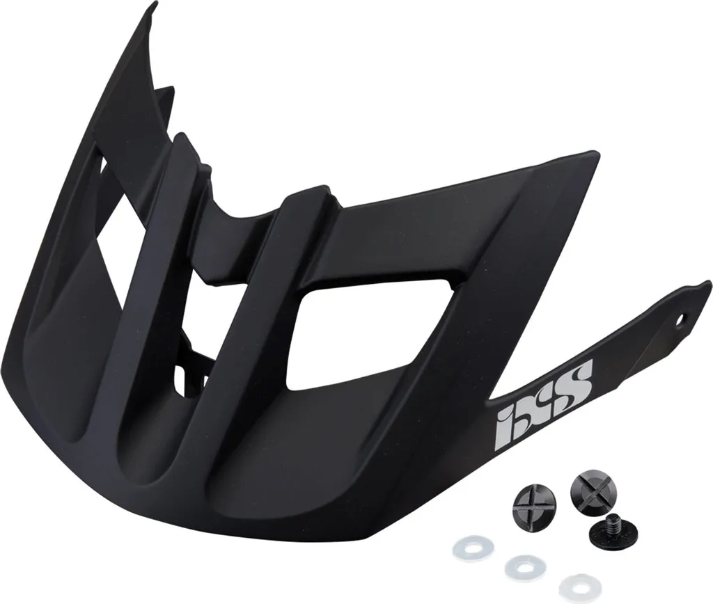 Visière Trail EVO XS iXS noire : Protection incassable et pins fixations