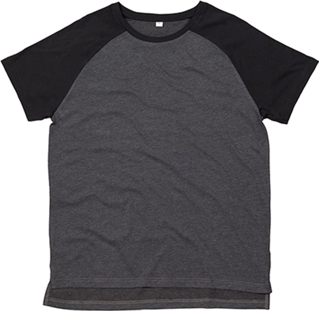 Superstar Short Sleeve Baseball T (charcoal grey melange/black L)