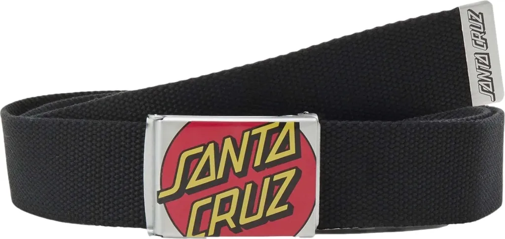 Ceinture Noire Santa Cruz SCA-BEL-0112 Résistante pour un Maintien Parfait