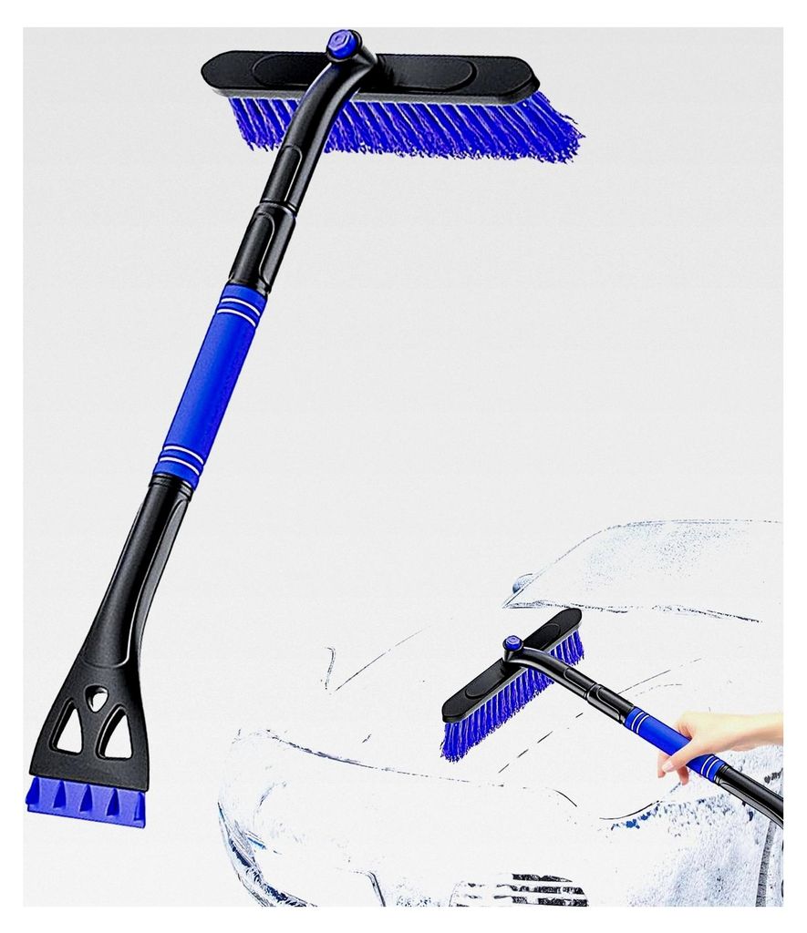 Eiskratzer für die Windschutzscheibe - Teleskop-Schneebürste und Eiskratzer mit ergonomischem Design