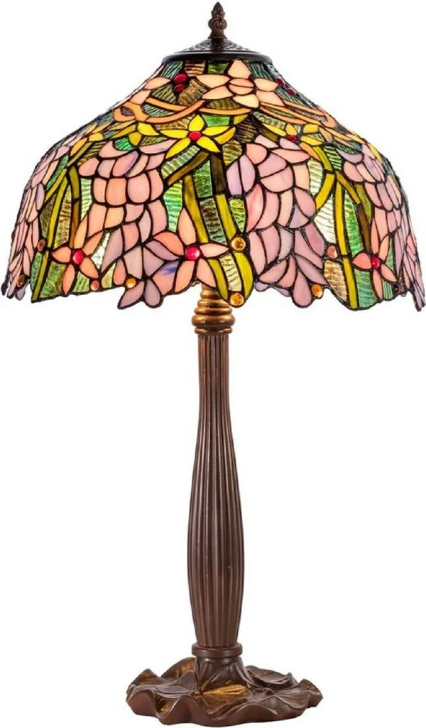 Sublimez votre Intérieur Sombre avec la Lampe Tiffany Luxe Casa Padrino