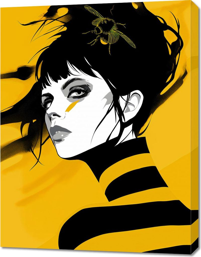 Bild 70x90cm Gelbe Anmut