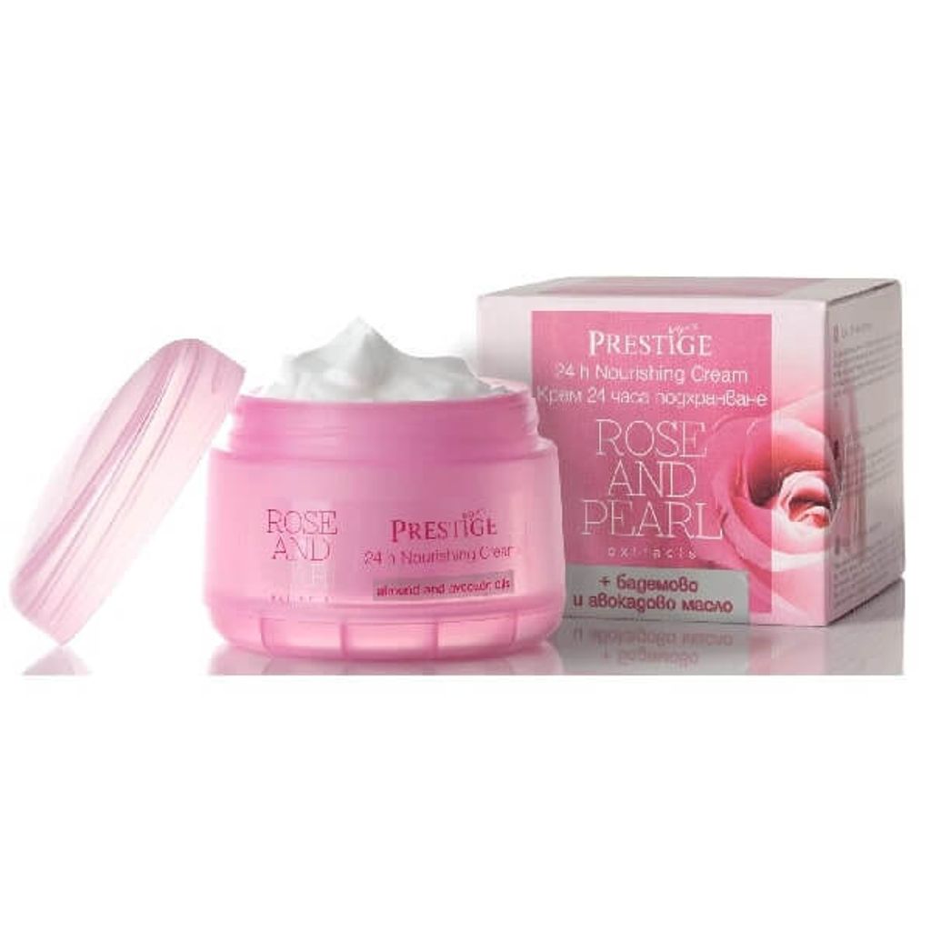 Prestige Nährende Gesichtscreme mit Rose und Perle 24 Stunden 50 ml