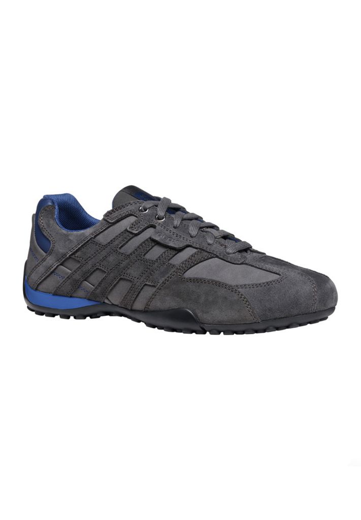 Geox Komfort Schnürschuhe Herren 31393337313235 Grau 43 EU