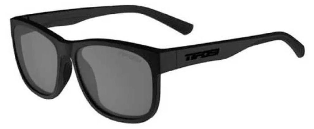 Tifosi Swank Xl Polarisierte Sonnenbrille Schwarz Smoke Polarized/CAT3 Schwarz Smoke Polarized/CAT3