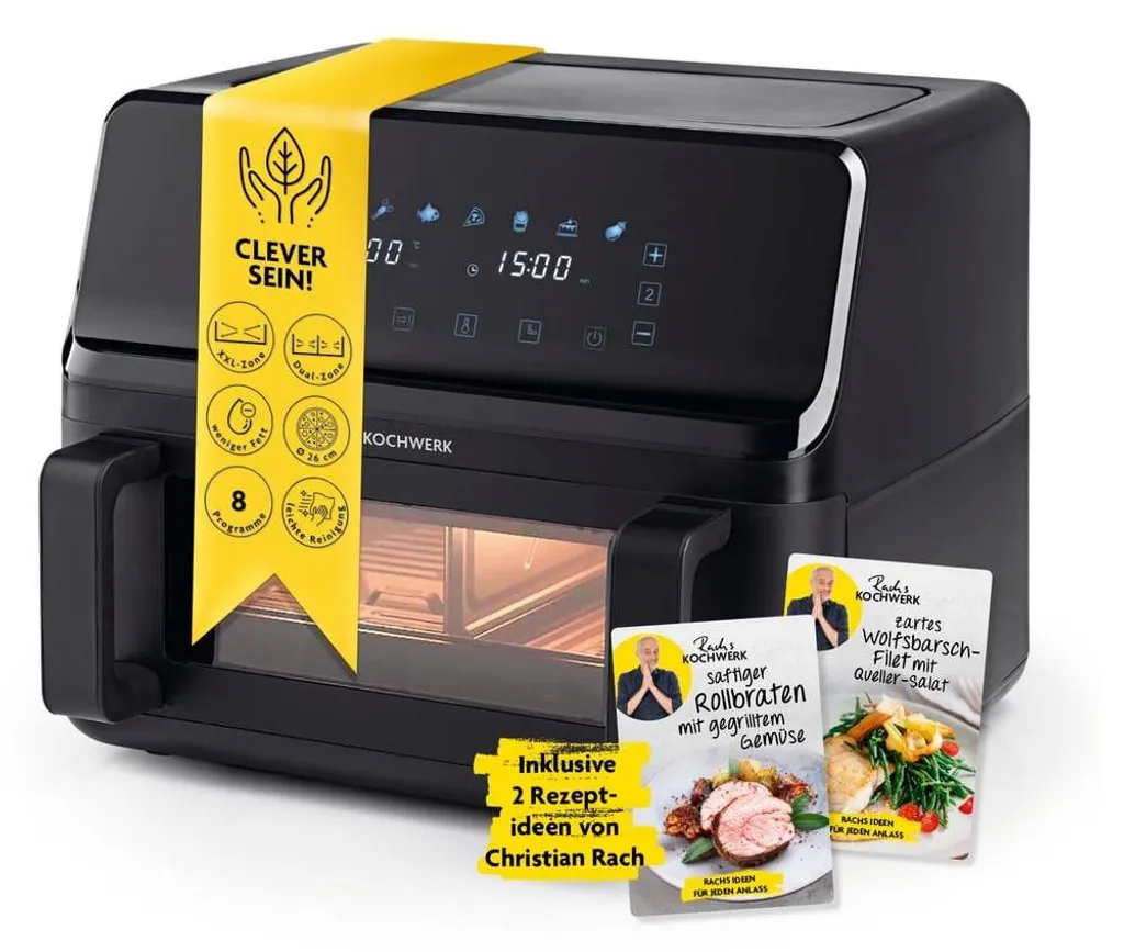 Airfryer 9L Intelligent - Fini les Repas froids avec la Synchro Smart