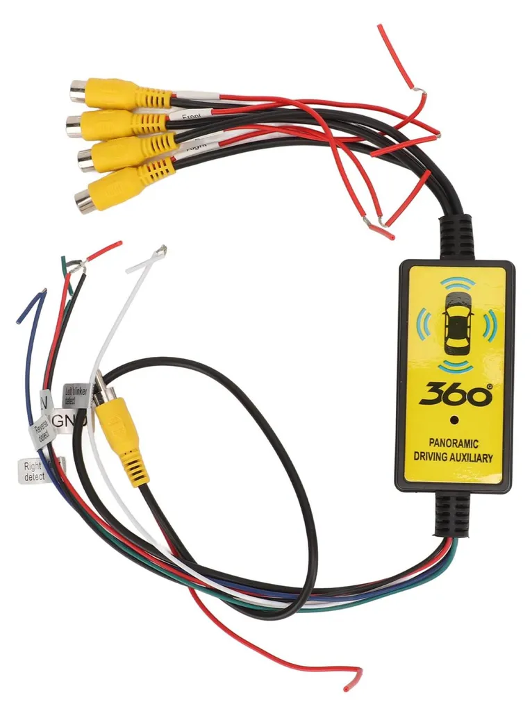 Boîtier convertisseur vidéo intelligent 4 vers 1 avec commande à distance