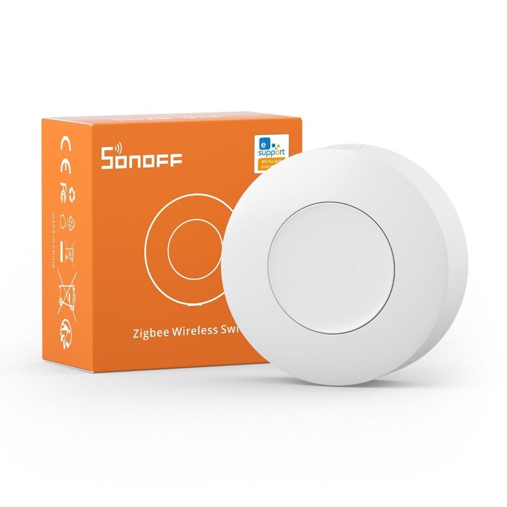 SONOFF SNZB-01P Zigbee Schalter,Zigbee 3.0 Smart Switch,2 Way Zigbee Lichtschalter Unterstützt die Erstellung Intelligenter Szenen Kompatibel mit ...