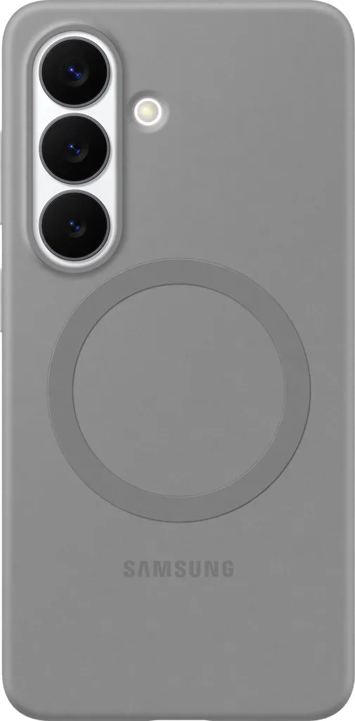 Coque Samsung Galaxy S26 Plus pour Chargeur Magnétique - Silicone Gris