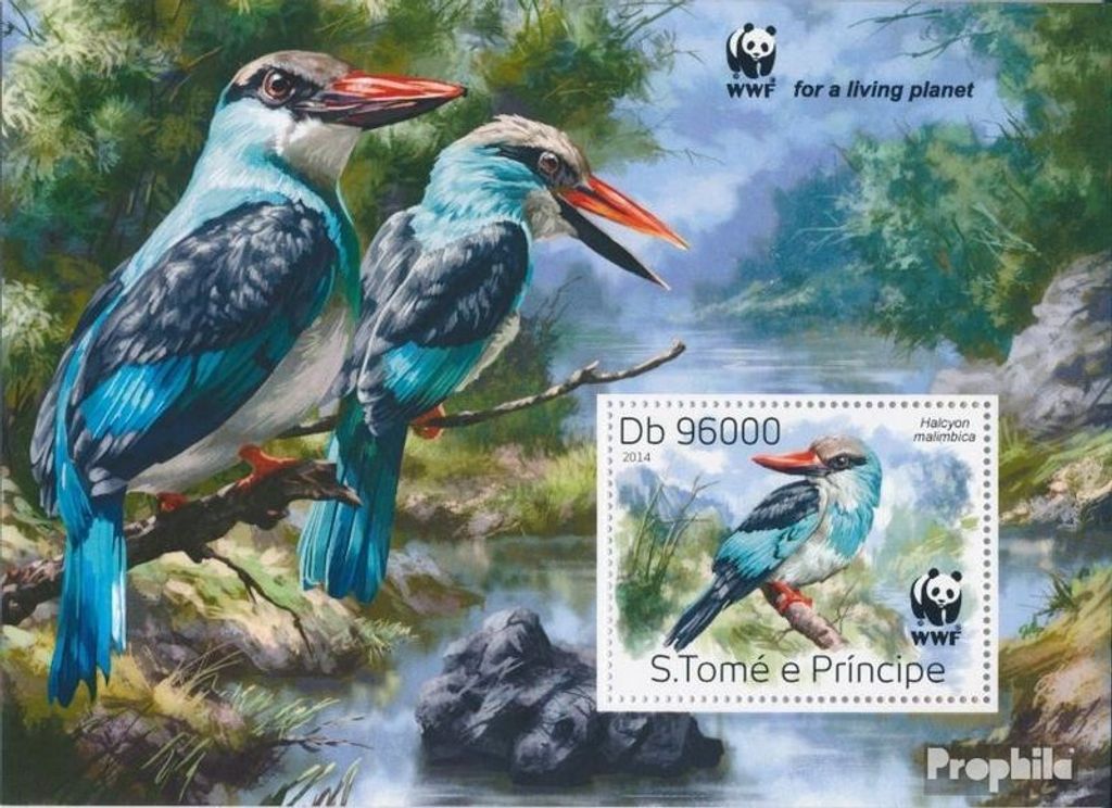 Briefmarken Sao Tome e Principe 2014 Mi Block 991 (kompl. Produktbild 