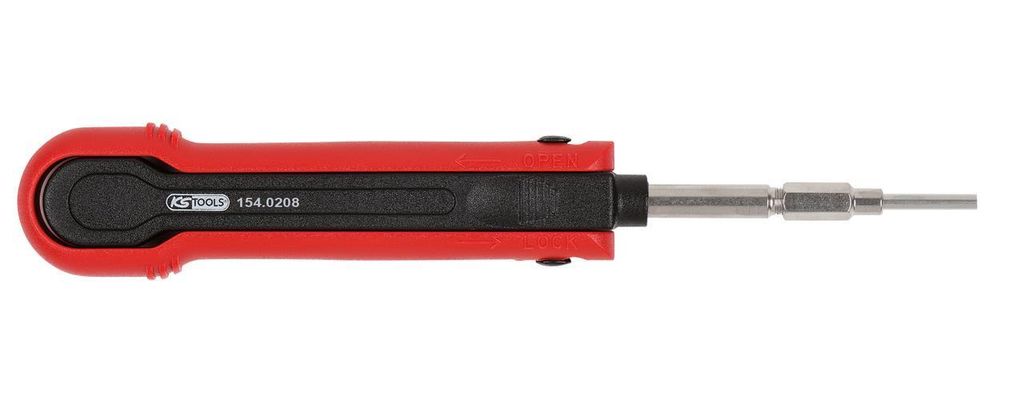 KS Tools Kabel-Entriegelungswerkzeug für Rundsteckhülsen 1,5mm, 154.0208