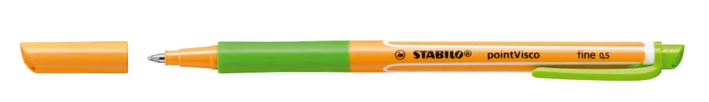 Roller Gel Antidérapant STABILO pointVisco Vert Clair Pointe Moyenne 0.5