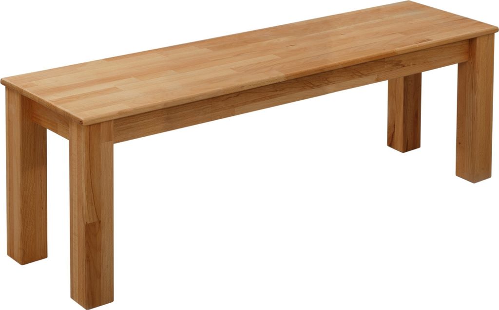 Krok Wood Sitzbank Bonn aus Massivholz in Buche 140x35x45 cm