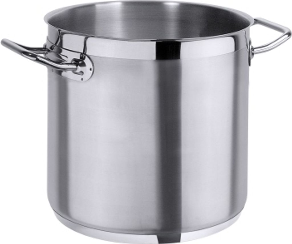 1x Kochtopf 25l aus Edelstahl, seidenmatt Schmor-, Bratentopf