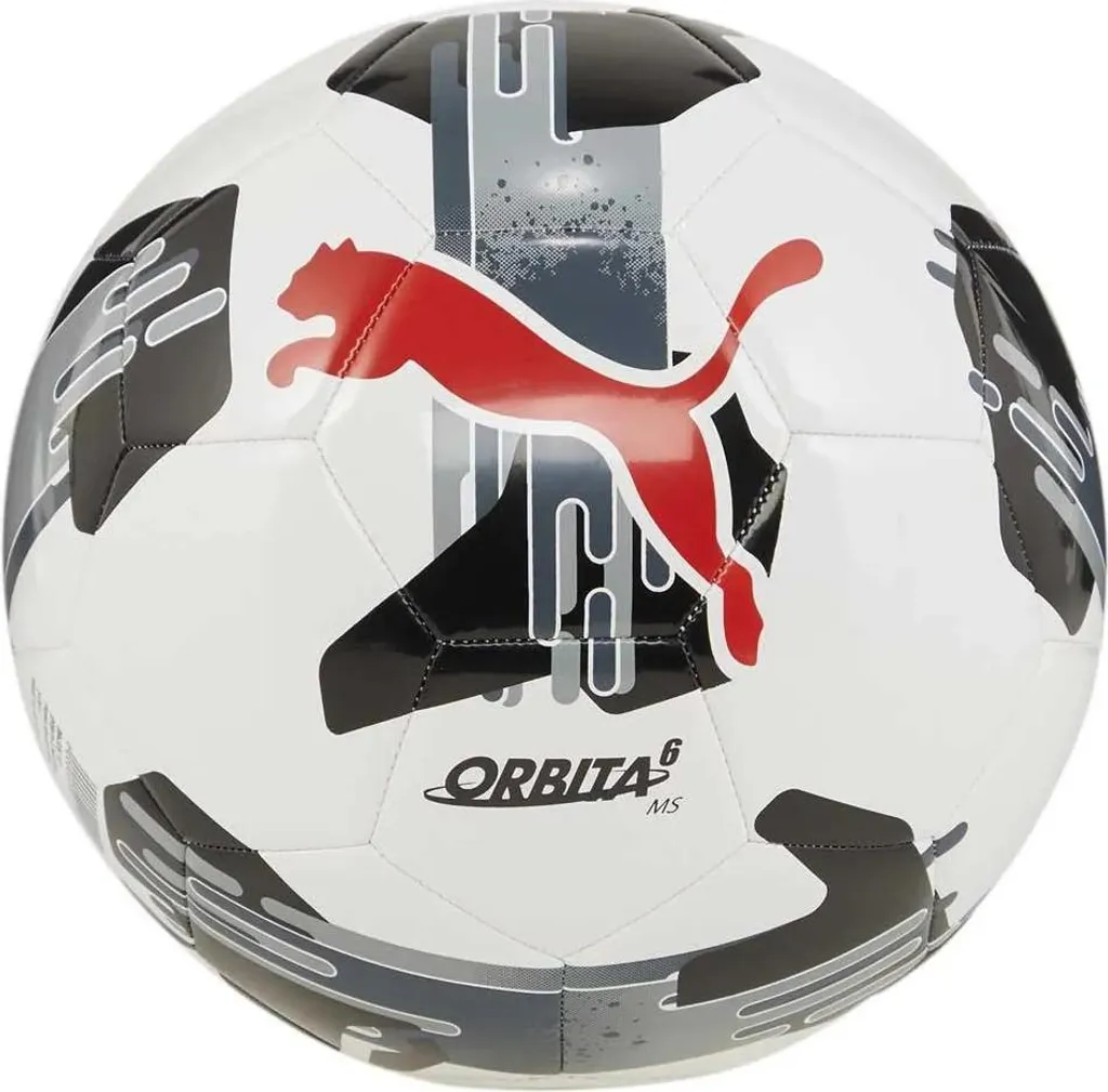 Ballon Puma Orbita 6 MS blanc taille 3 pour entraînement de football