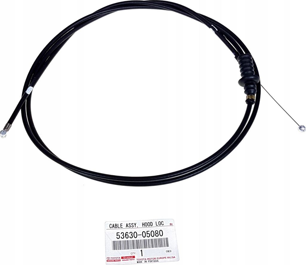 TOYOTA Avensis Motorhaubenöffnungszug 53630-05080 OE