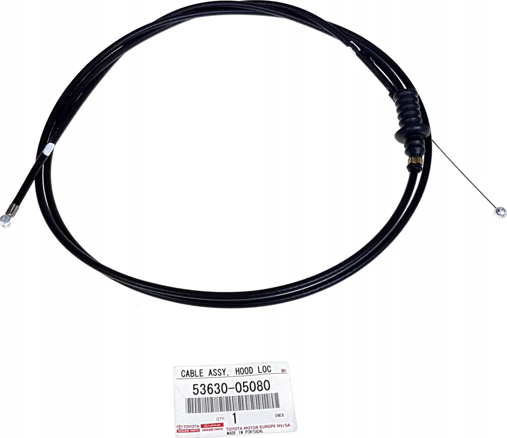 Câble d'ouverture capot Toyota Avensis 53630-05080 en acier renforcé