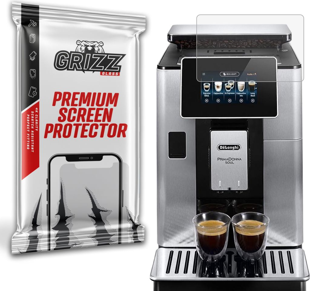 Matte Folie GrizzGlass PaperScreen für DeLonghi Primadonna Soul ECAM 610.74.MB