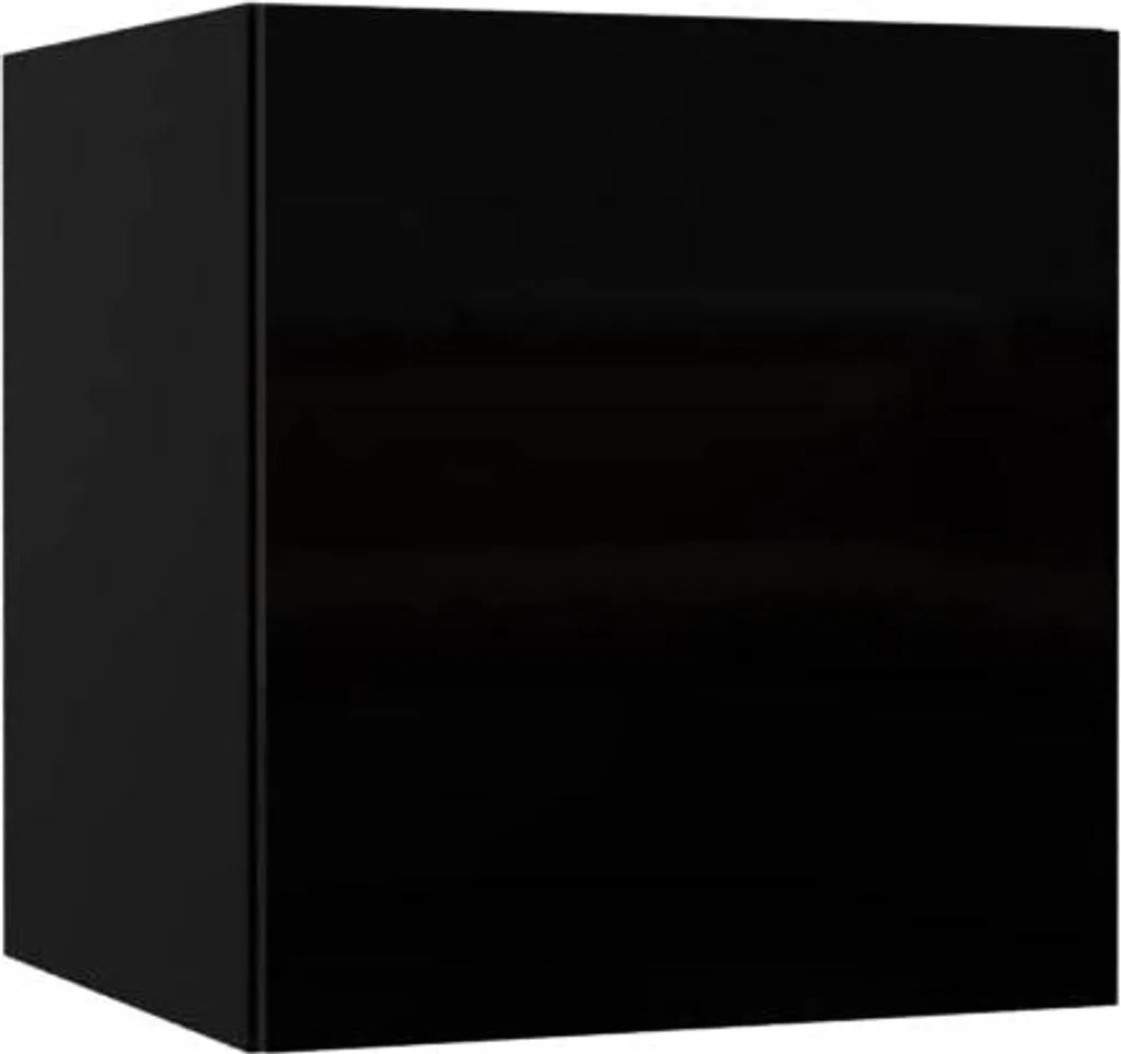 Parete Attrezzata Soggiorno Furnitech GS1 Nero - Mobile TV Moderno