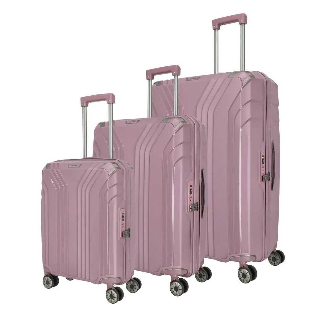Grand Bagage Travelite Elvaa 78cm Vieux Rose pour Longs Séjours de Vacances