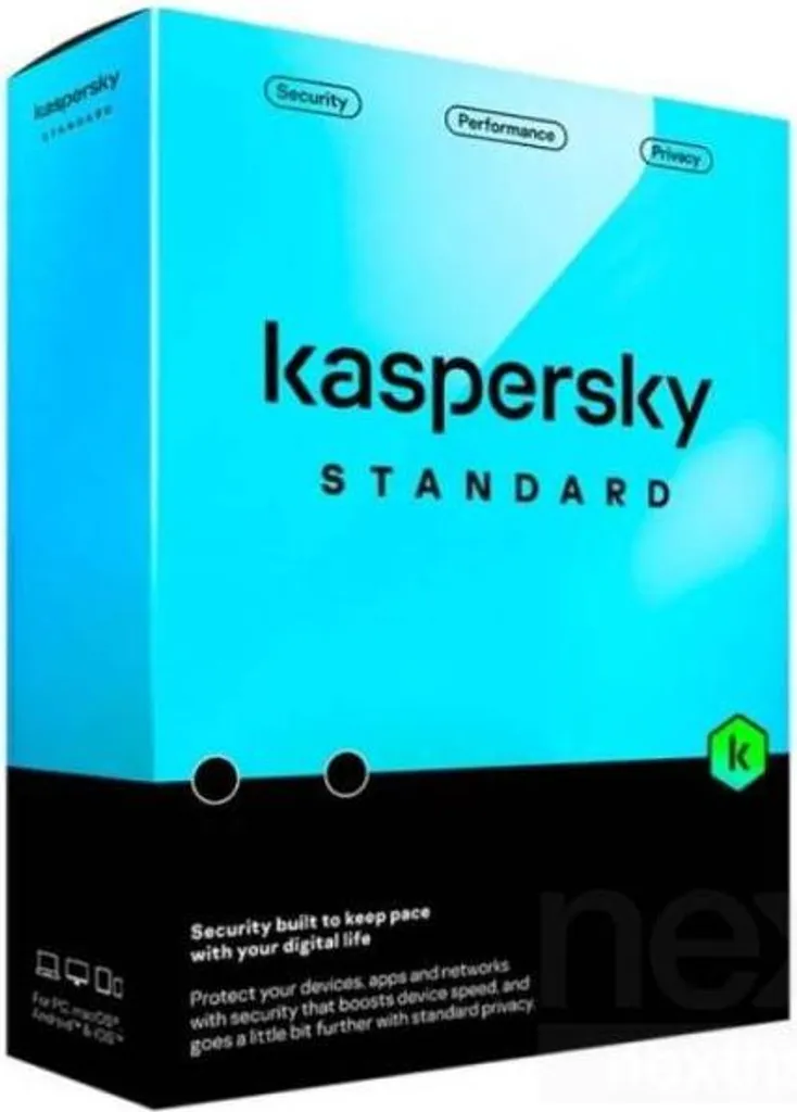Kaspersky Standard Antivirus | 5 dispositivi | 1 anno | Protezione in tempo reale KL1041T5EFS-SSB