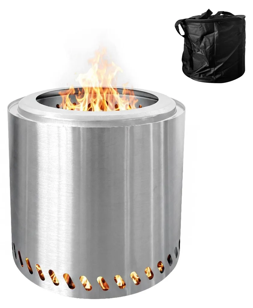 Bol en acier inoxydable 38 cm pour cuisson sans fumée - Gamme Inox Pro