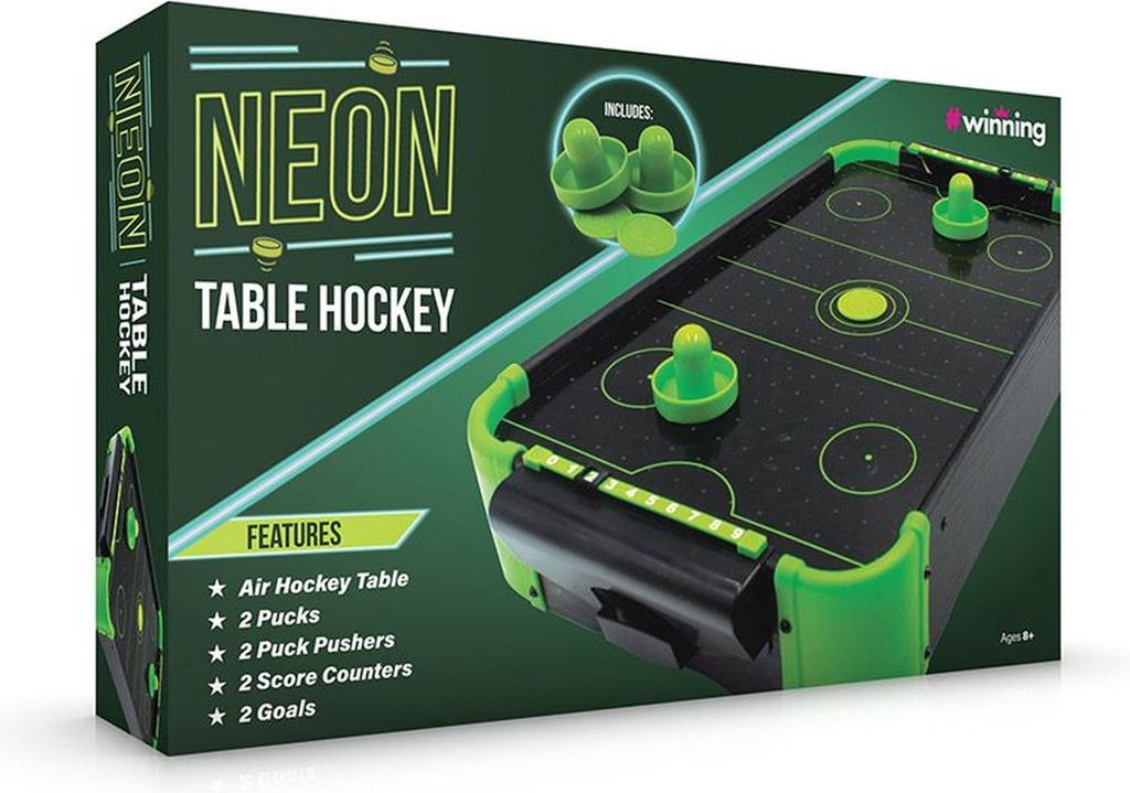 #Winning Neon Mini Airhockeytafel - Met Arcade Geluid - Image du produit 