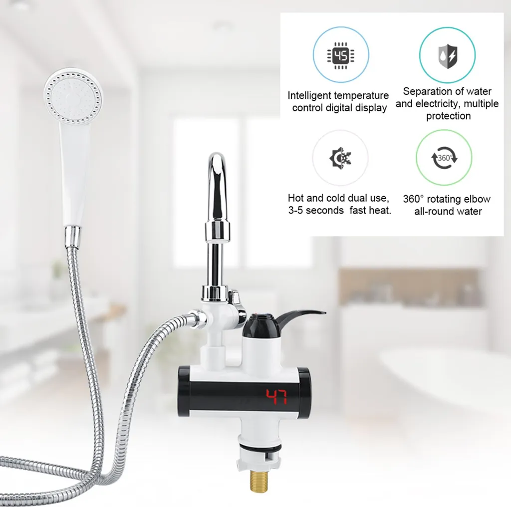 Robinet avec Chauffage Rapide et Écran Digital Température Intégré - 5