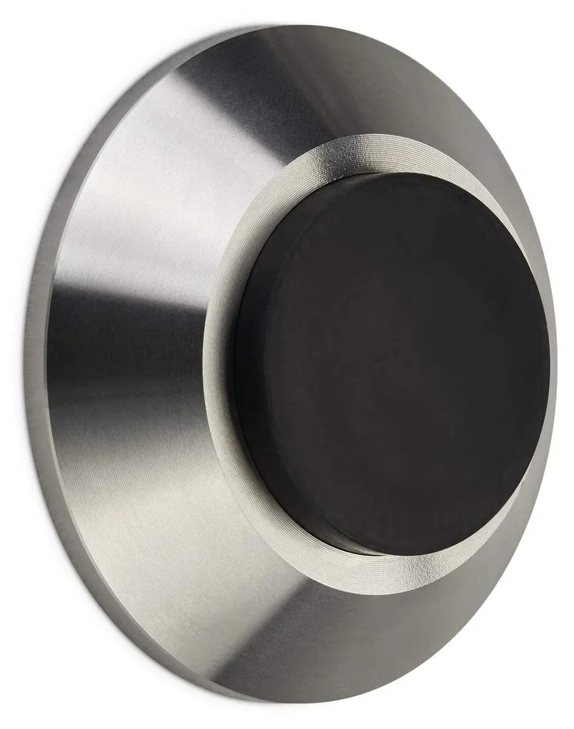Butée de porte disque acier inoxydable Ø 60 mm hauteur 15,5 mm Pro