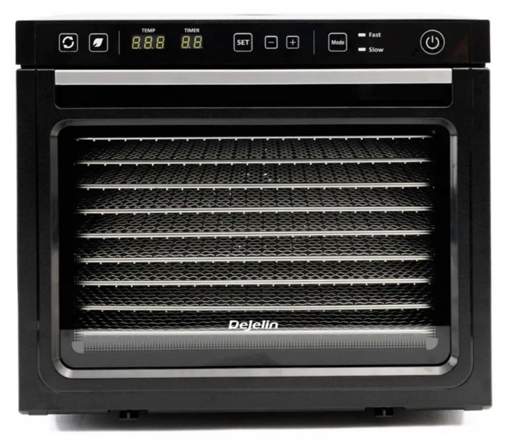 Déshydrateur inox Dejelin ND900 avec 12 grilles et séchage homogène
