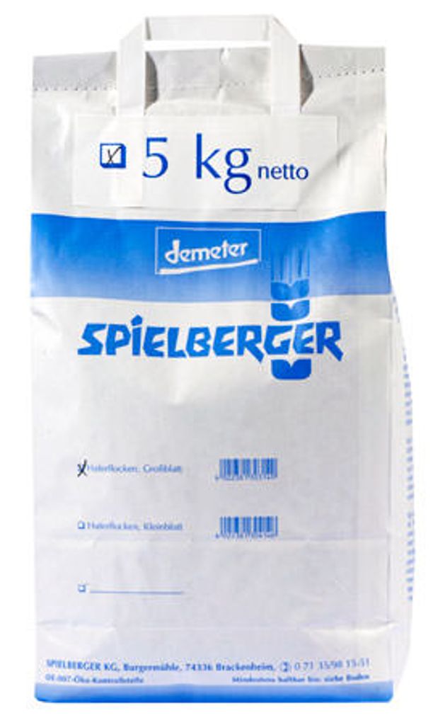 Haferflocken Großblatt - Vorrat 5kg Produktbild 