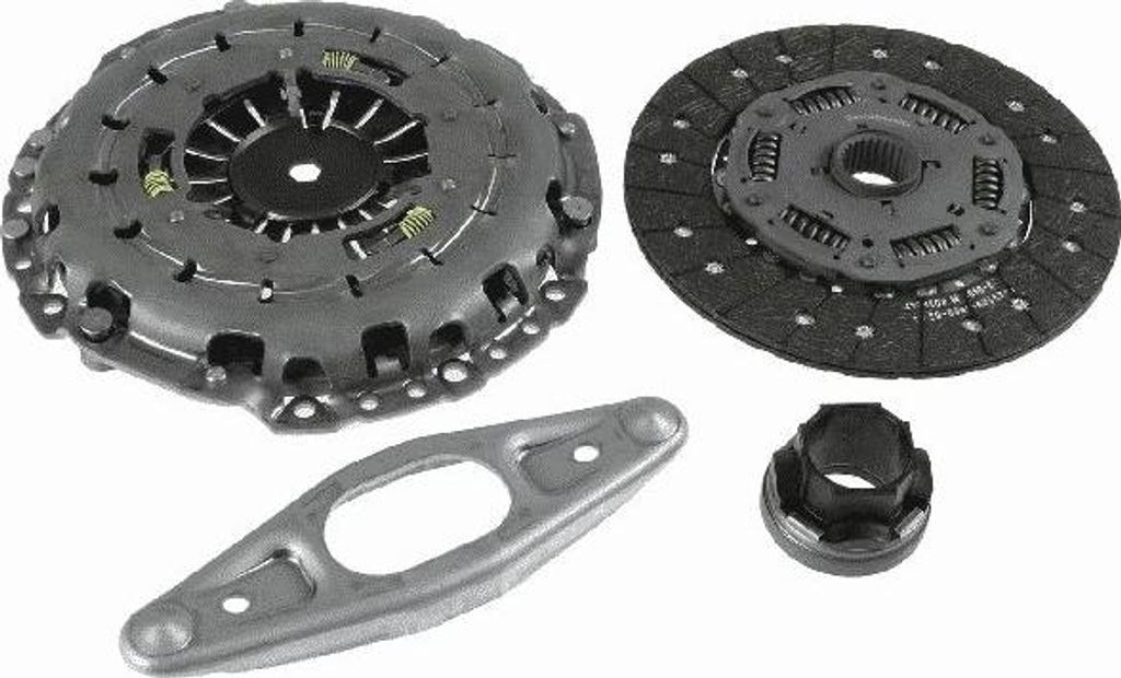 SACHS 3000 951 952 Kupplungssatz OE 7580691 kompatibel mit X3, 5er F11, 5er E61, 5er F10, 5er E60, 3er E91, 3er E92, 3er E93, 3er E90, 1er E82, 1er...