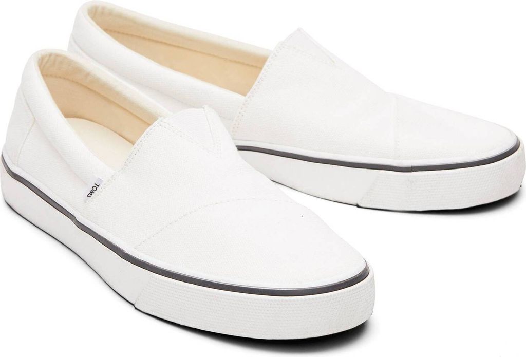 Toms Alpargata Fenix Slip On White Größe EU 47,5