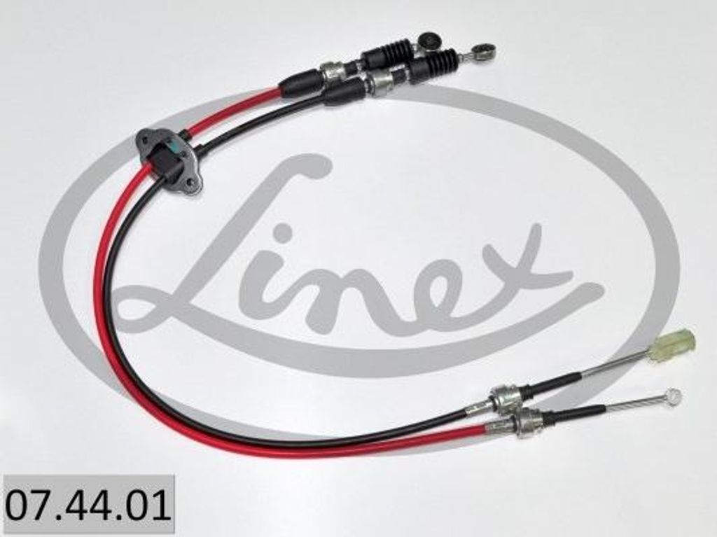 LINEX 07.44.01 Seilzug Schaltgetriebe 1185/910mm für CHEVROLET Aveo / Kalos Schrägheck (T250, T255) Rechts Links