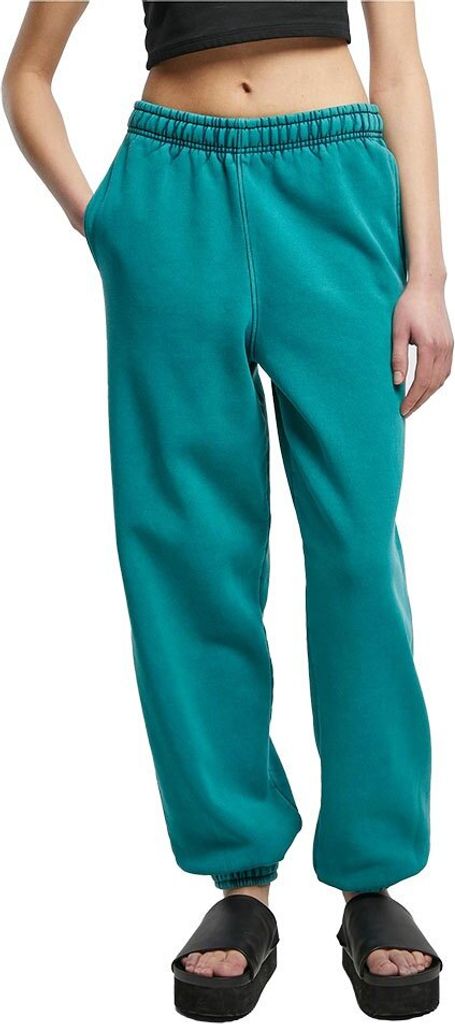 Urban Classics Stone Washed Trainingshose Grün L Frau Grün L