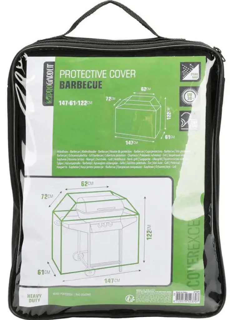Bâche de protection barbecue et grill extérieur 147cm imperméable