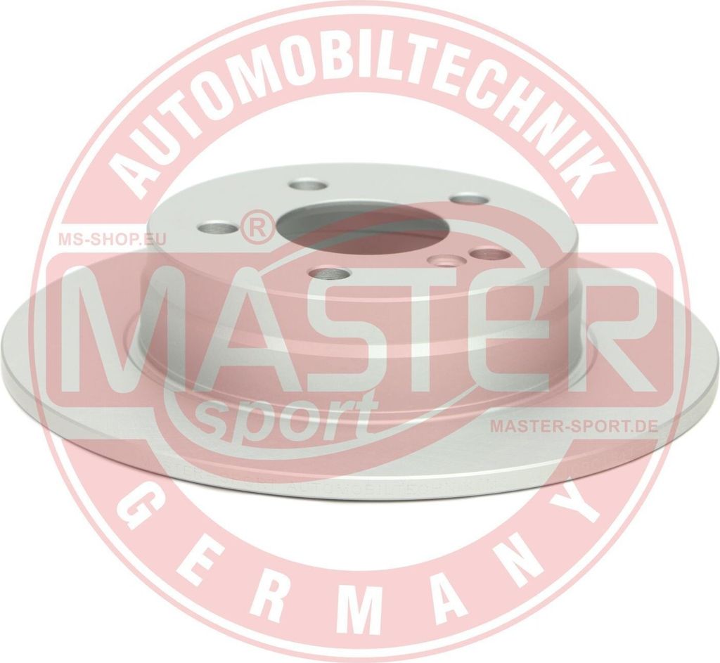 2x MASTER-SPORT Bremsscheibe 24010901541-PCS-MS hinten 57 5mm 164mm 278mm