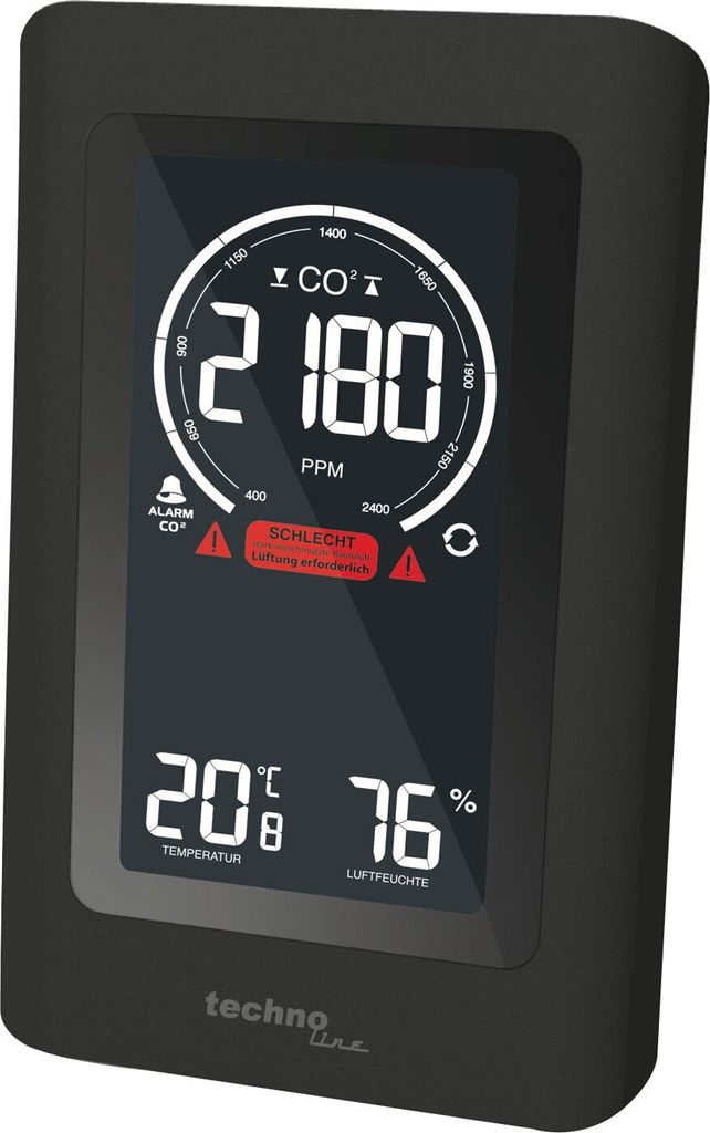 Technoline WL 1030 noir courant alternatif/piles Image du produit 
