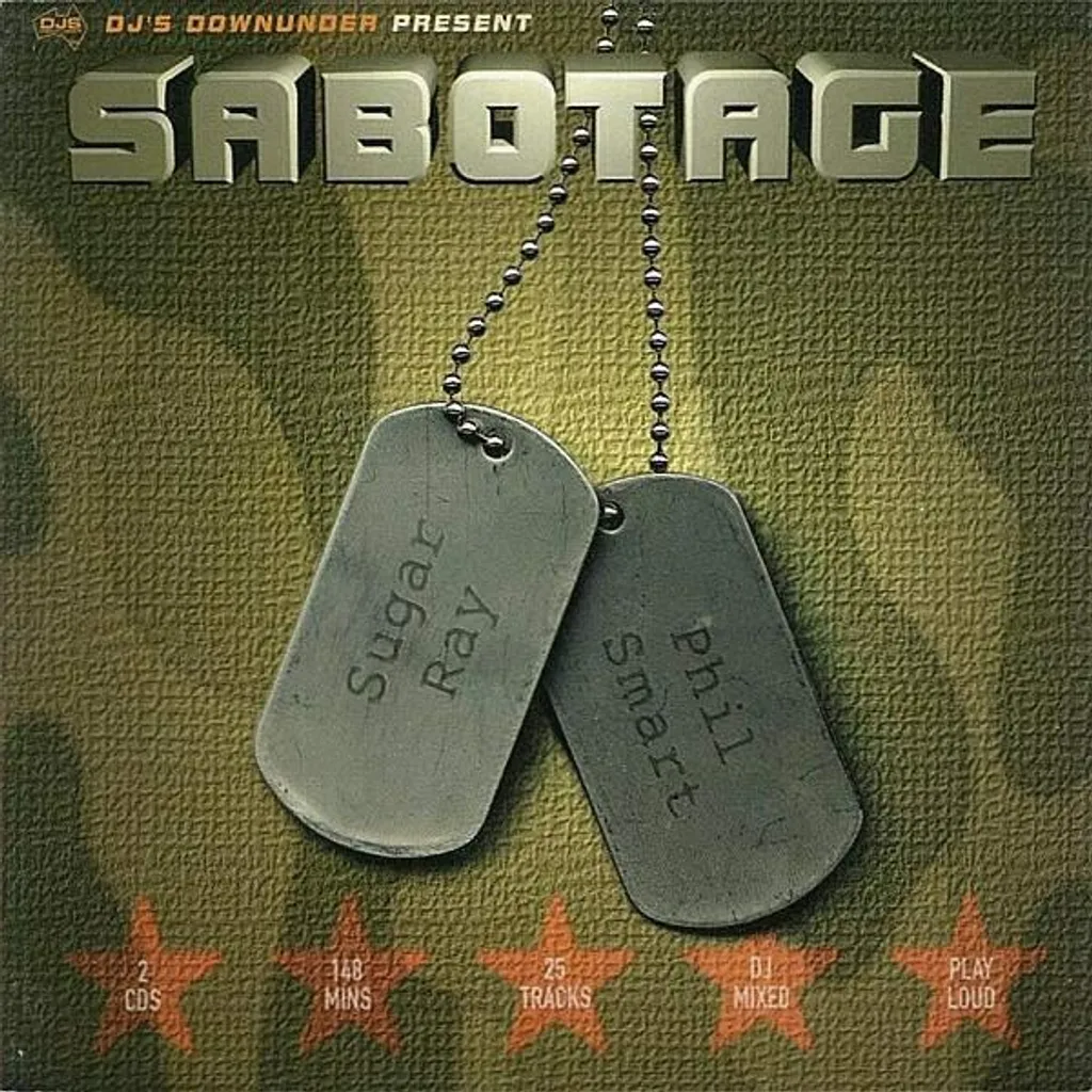 Album CD Sabotage par Les DJ's Downunder - Compilation Électronique Rare