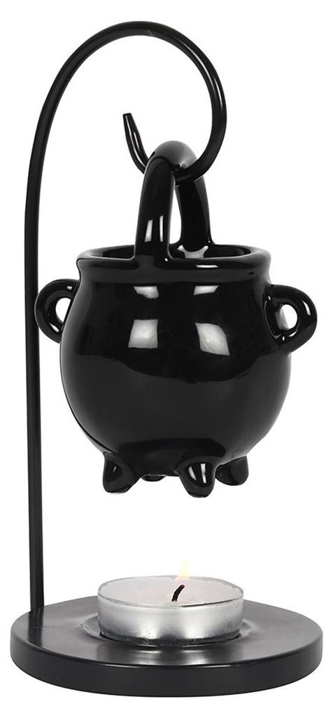 Hängender Hexenkessel als Duftöl & Teelicht-Halter Produktbild 